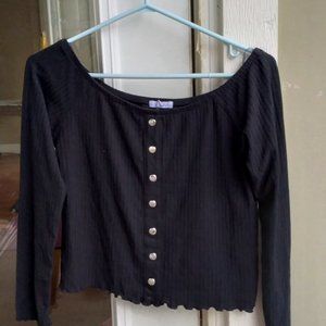 Sleek Off-Shoulder Top